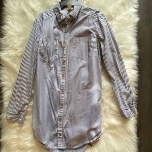 Button up long collared shirt